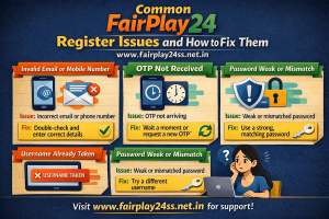 Common FairPlay24 Register Issues and How to Fix Them