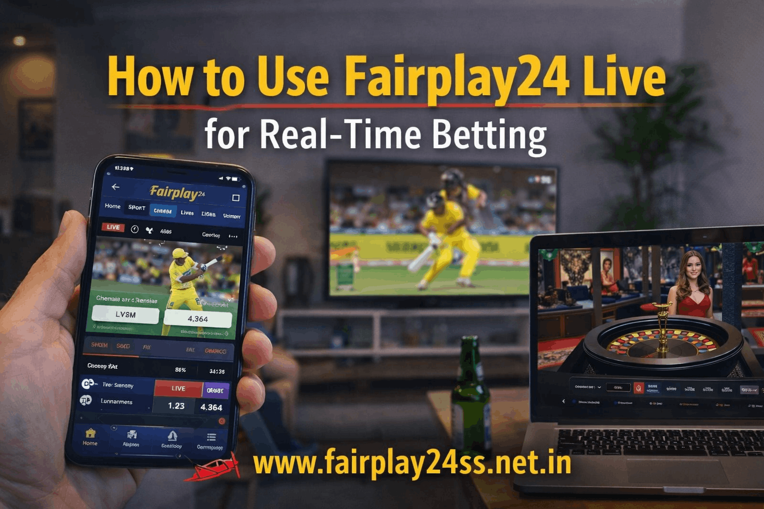 How to Use Fairplay24 Live for Real-Time Betting