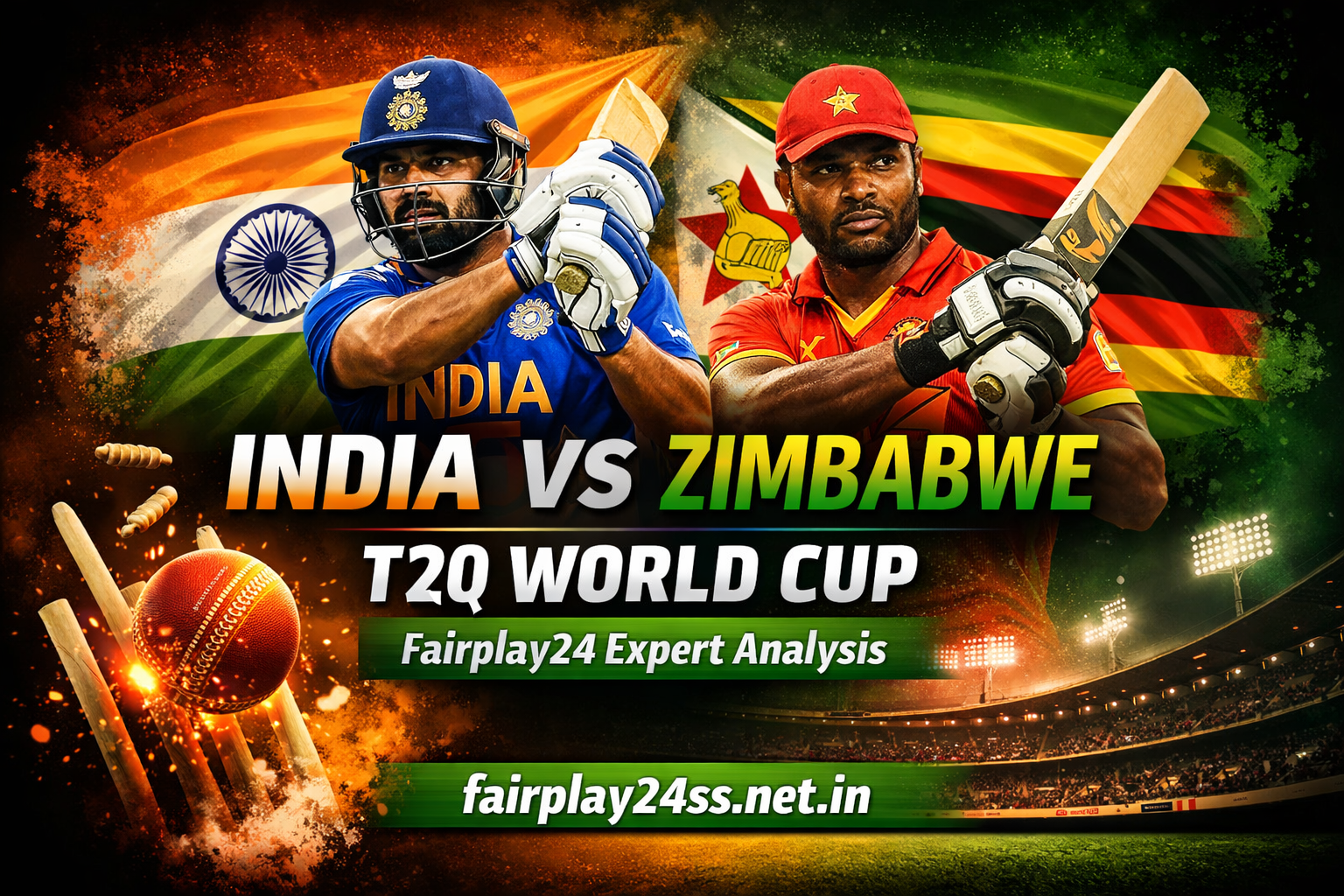India vs Zimbabwe T20 World Cup – Fairplay24 Expert Analysis