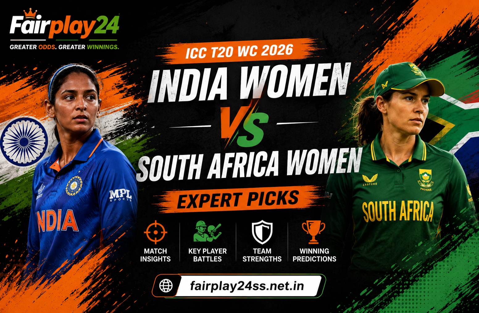 India Women vs South Africa Women: ICC T20 WC 2026 Expert Picks on Fairplay24