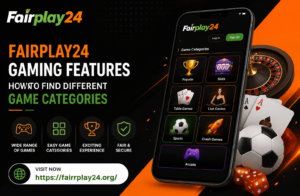 Fairplay24 Gaming Features How to Find Different Game Categories