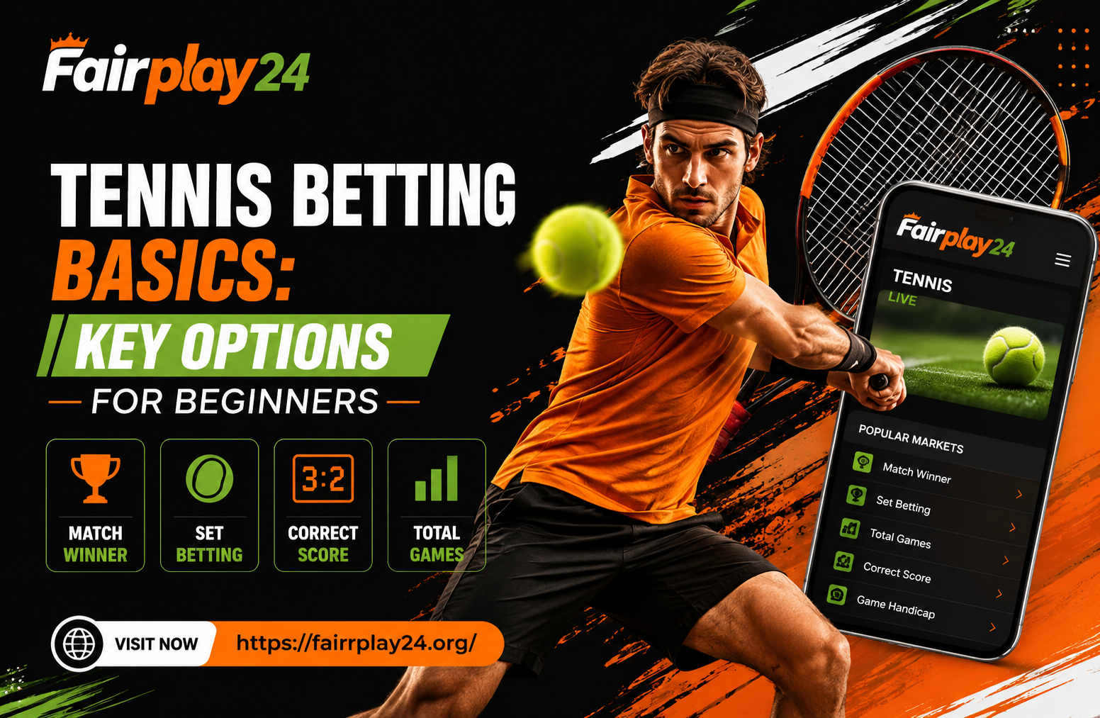 Fairplay24 Tennis Betting Basics
